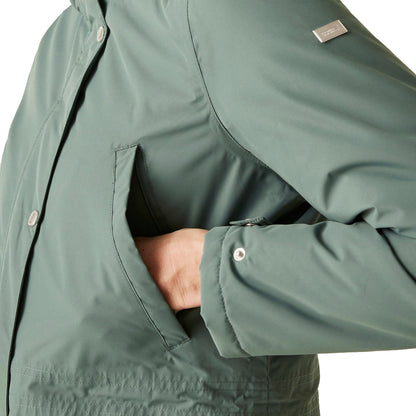 Dark Forest Green - Lifestyle - Regatta Womens-Ladies Voltera Heated Waterproof Jacket