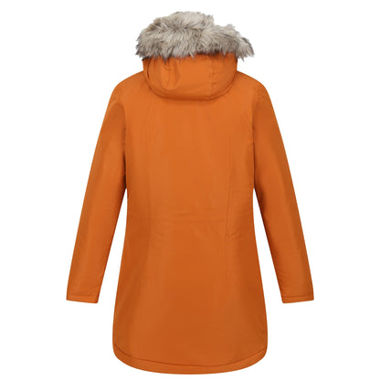 Burnt Copper - Back - Regatta Womens-Ladies Voltera Heated Waterproof Jacket