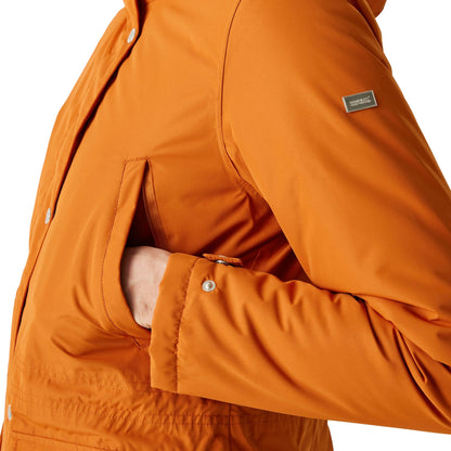 Burnt Copper - Lifestyle - Regatta Womens-Ladies Voltera Heated Waterproof Jacket