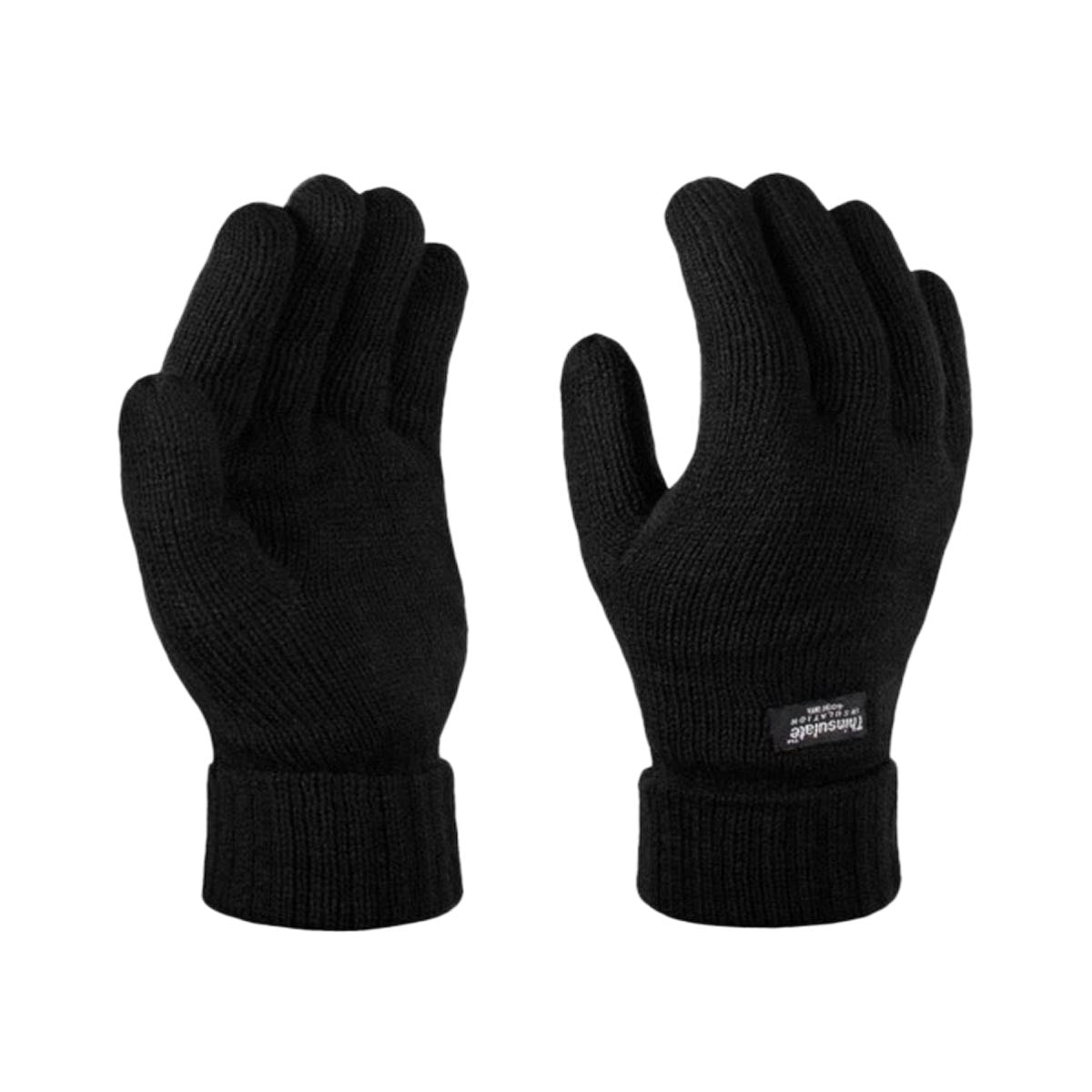 Black - Back - Regatta Professional Mens Hat And Gloves Set