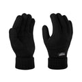Black - Back - Regatta Mens Hat And Gloves Set
