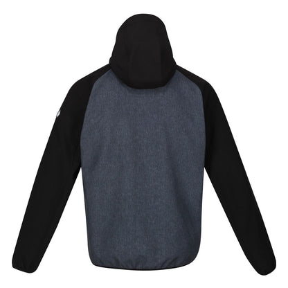 Ash Grey Marl-Black - Back - Regatta Mens Arec III Jacket