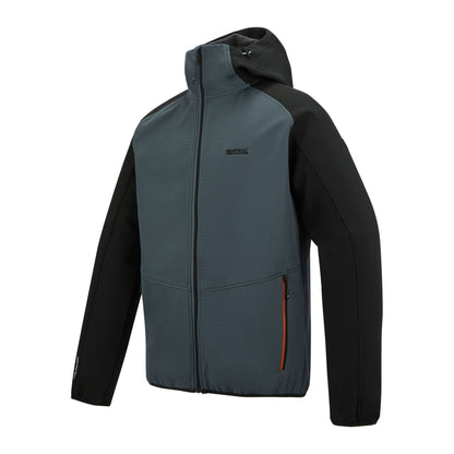 Dark Storm-Black-Brick - Side - Regatta Mens Arec III Jacket