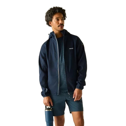 Navy-Moonlight Denim - Front - Regatta Mens Arec III Jacket