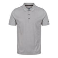 Grey-Black-Navy - Side - Regatta Mens Essentials Polo Shirt (Pack of 3)