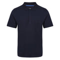 Grey-Black-Navy - Front - Regatta Mens Essentials Polo Shirt (Pack of 3)