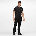 Black-Iron - Back - Regatta Mens Tactical Threads Polo Shirt (Pack of 2)