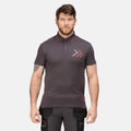 Black-Iron - Pack Shot - Regatta Mens Tactical Threads Polo Shirt (Pack of 2)