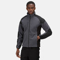 Seal Grey - Side - Regatta Mens Broadstone Full Zip Fleece Jacket