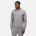 Grey-Black - Lifestyle - Regatta Mens Essentials Sweatshirt (Pack of 2)
