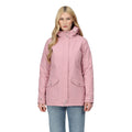 Powder Pink - Side - Regatta Womens-Ladies Brigida Waterproof Jacket