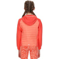 Fusion Coral-Neon Peach - Side - Regatta Childrens-Kids Kielder V Hybrid Insulated Jacket