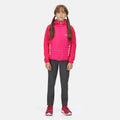 Pink Fusion - Front - Regatta Childrens-Kids Kielder V Hybrid Insulated Jacket