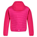 Pink Fusion - Back - Regatta Childrens-Kids Kielder V Hybrid Insulated Jacket