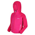 Pink Fusion - Pack Shot - Regatta Childrens-Kids Kielder V Hybrid Insulated Jacket