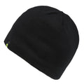 Black-Lime Green - Lifestyle - Regatta Mens Waterproof Beanie