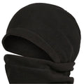 Black - Back - Regatta Unisex Adult Fleece Hooded Snood