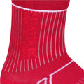 Cherry Pink-White - Back - Regatta Great Outdoors Childrens-Kids 2 Season Coolmax Trek & Trail Socks