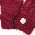 Raspberry Radience - Back - Regatta Girls Heddie Lux Knitted Winter Gloves