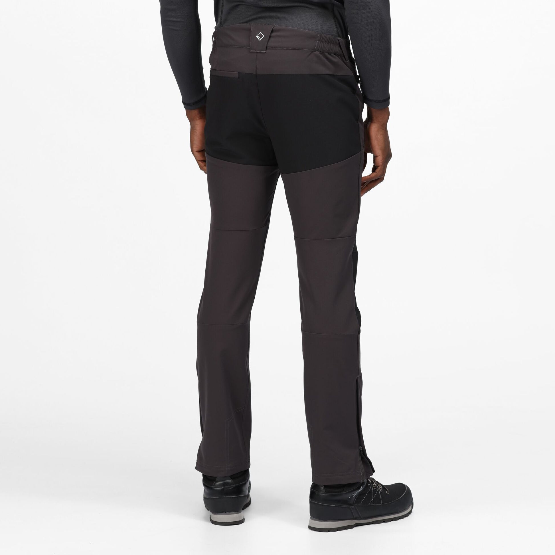 Ash-Black - Side - Regatta Mens Questra III Trousers