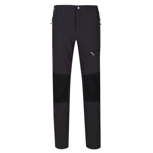 Ash-Black - Front - Regatta Mens Questra III Trousers