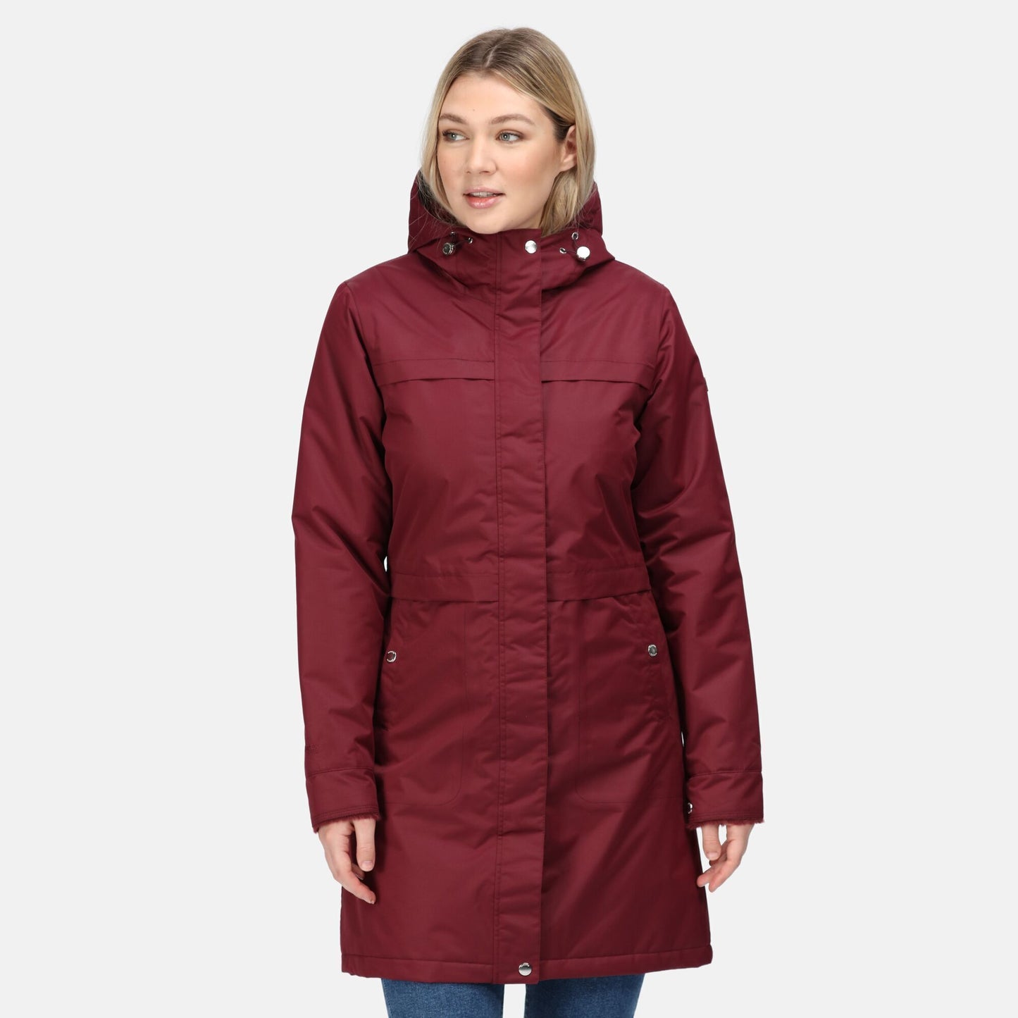Claret Red - Back - Regatta Womens-Ladies Remina Insulated Waterproof Jacket