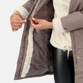 Coconut - Pack Shot - Regatta Womens-Ladies Remina Insulated Waterproof Jacket