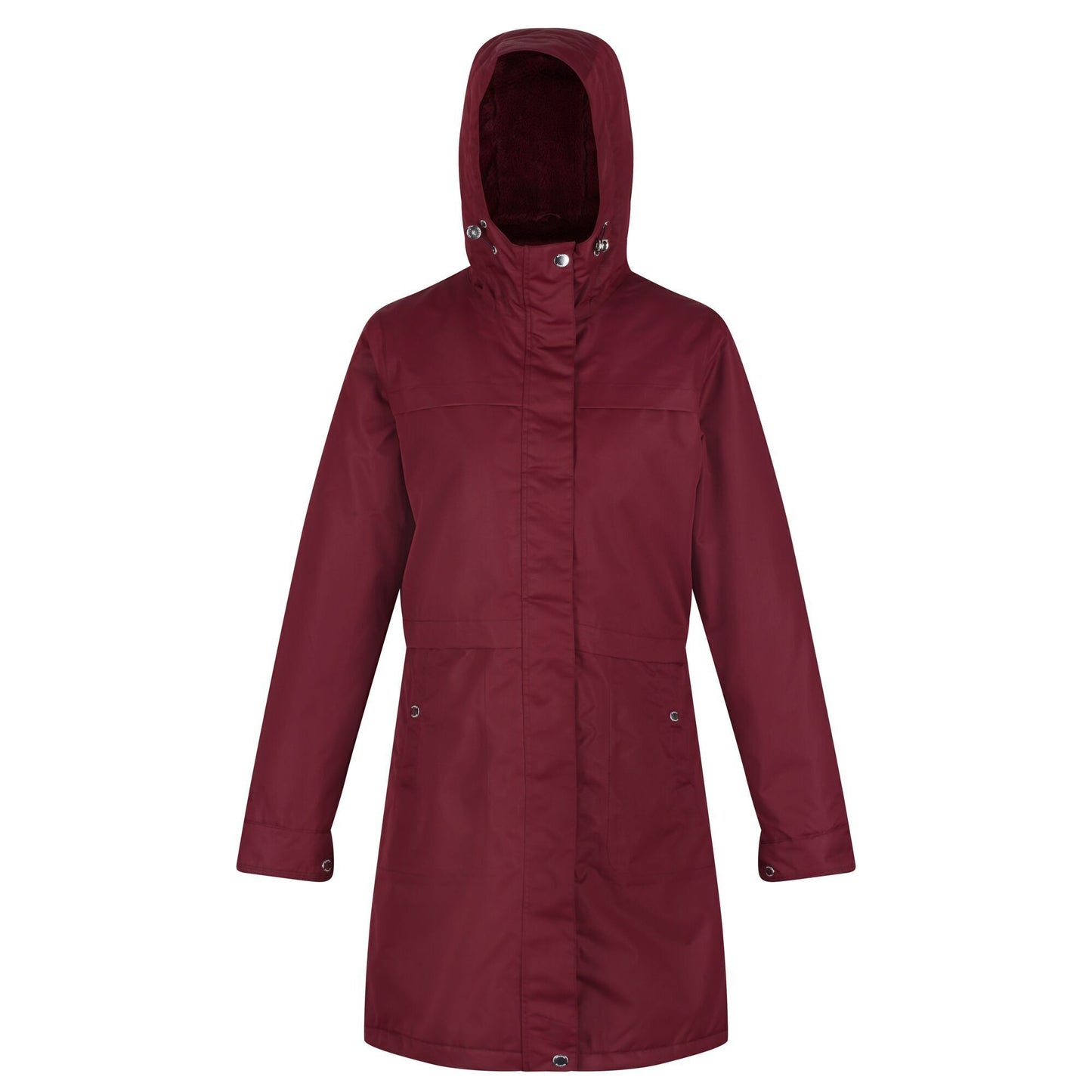 Claret Red - Front - Regatta Womens-Ladies Remina Insulated Waterproof Jacket