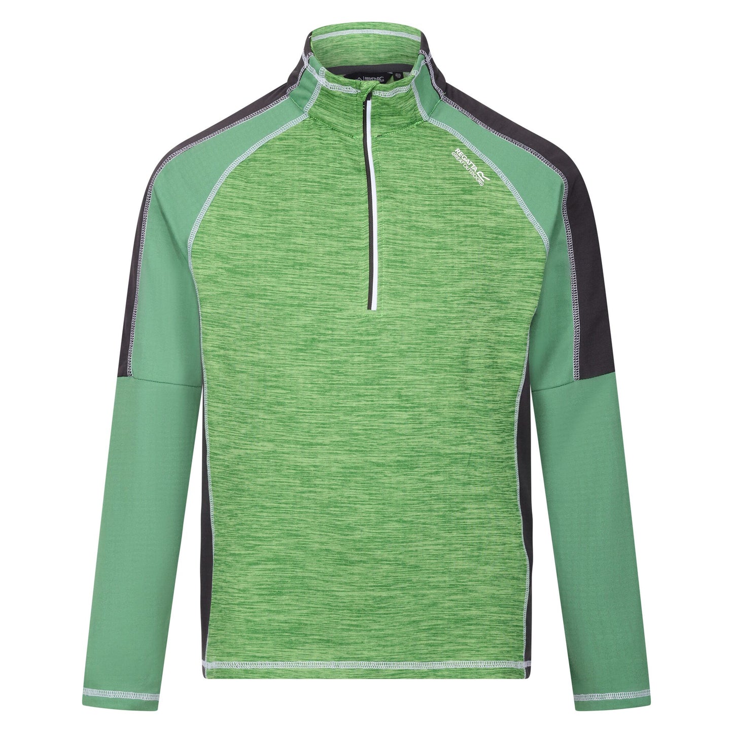 Jasmine Green-Field Green - Front - Regatta Mens Hepley Fleece