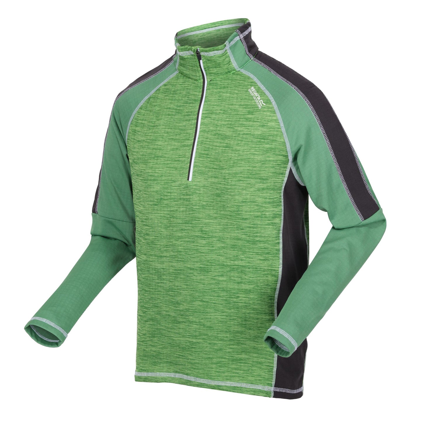 Jasmine Green-Field Green - Side - Regatta Mens Hepley Fleece