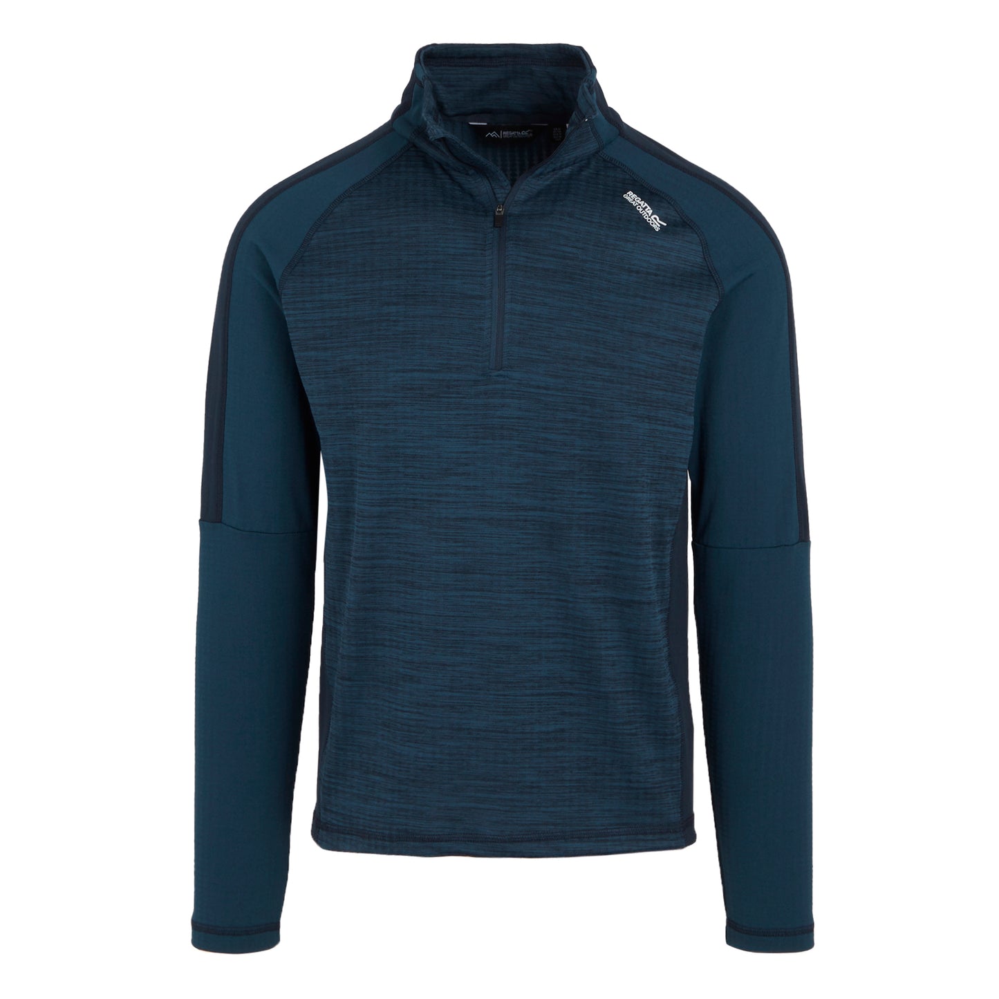 Moonlight Denim-Navy - Front - Regatta Mens Hepley Fleece