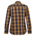 Navy-Umber - Back - Regatta Mens Lance Checked Shirt