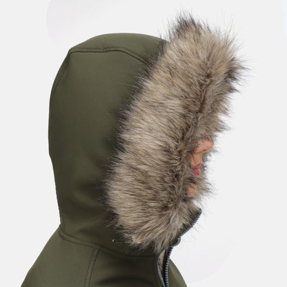 Dark Khaki - Lifestyle - Regatta Womens-Ladies Sunaree Softshell Jacket