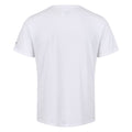 White-Navy-Blue-Black-Heather Grey - Back - Regatta Mens Essentials T-Shirt (Pack of 5)