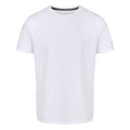 White-Navy-Blue-Black-Heather Grey - Front - Regatta Mens Essentials T-Shirt (Pack of 5)