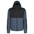 Blue Wing Marl-Black - Front - Regatta Mens Heist Jacket