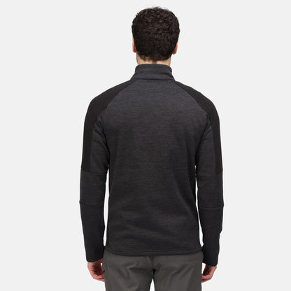 Ash-Black - Side - Regatta Mens Farson Soft Shell Jacket