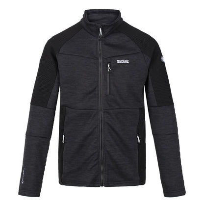 Ash-Black - Front - Regatta Mens Farson Soft Shell Jacket