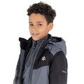 Black-Dark Storm Grey - Lifestyle - Dare 2B Childrens-Kids Cheerful Waterproof Ski Jacket