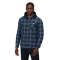 Navy - Side - Regatta Professional Mens Checked Jacket