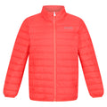 Neon Peach - Front - Regatta Childrens-Kids Hillpack Quilted Insulated Jacket