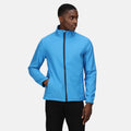 French Blue-Navy - Back - Regatta Mens Eco Ablaze Soft Shell Jacket