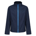 Navy-French Blue - Front - Regatta Professional Mens Soft Shell Jacket
