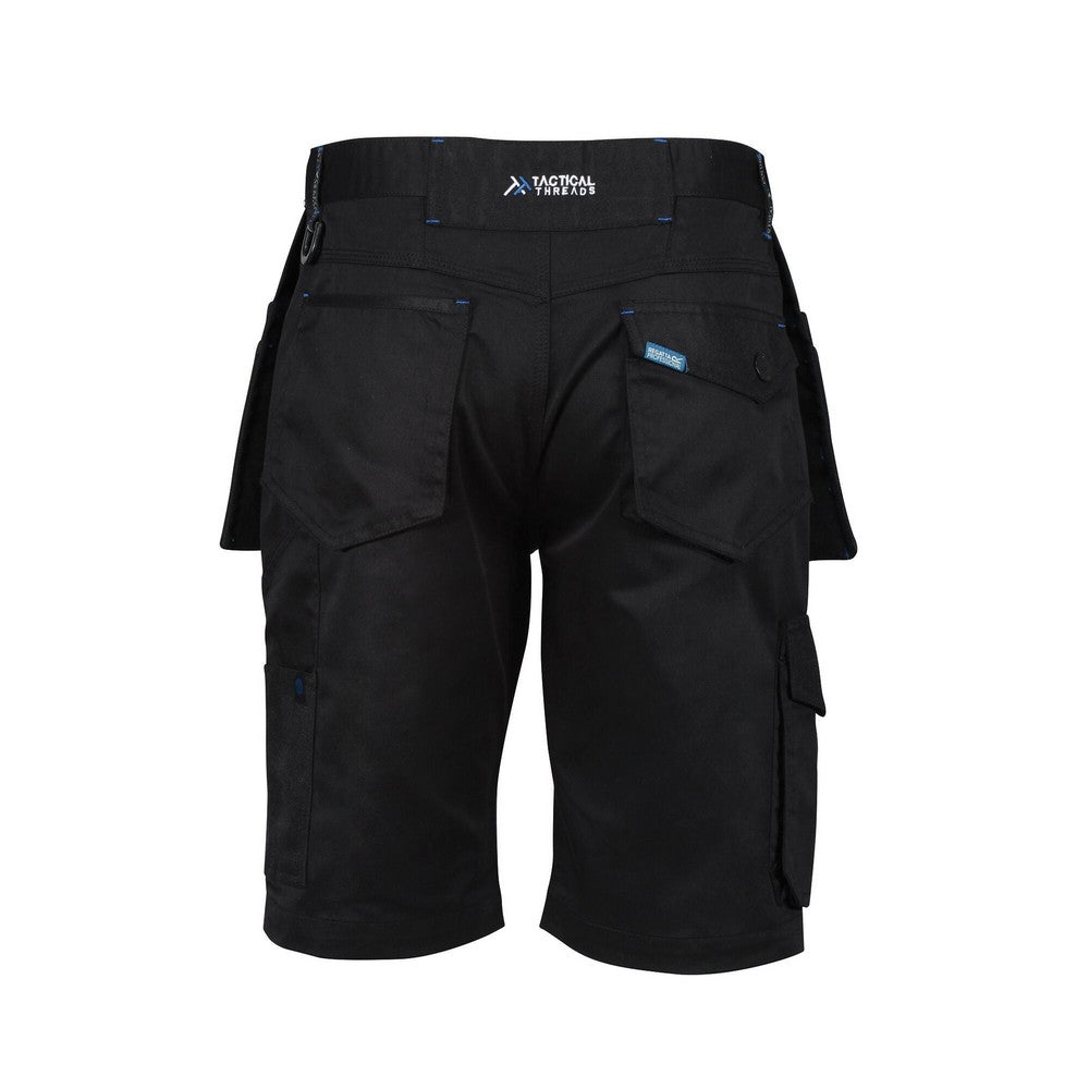 Black - Pack Shot - Regatta Professional Mens Cargo Shorts