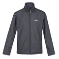 Navy Marl - Close up - Regatta Mens Cera V Wind Resistant Soft Shell Jacket