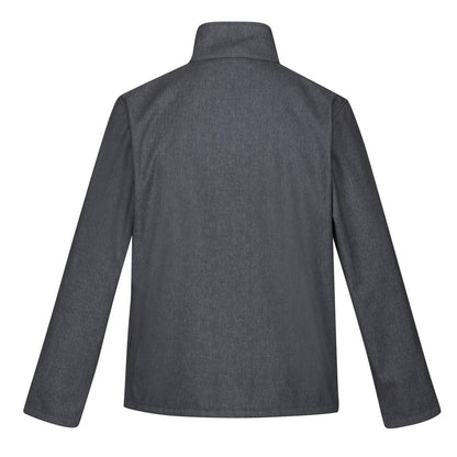 Grey Marl Marl - Back - Regatta Mens Cera V Wind Resistant Soft Shell Jacket