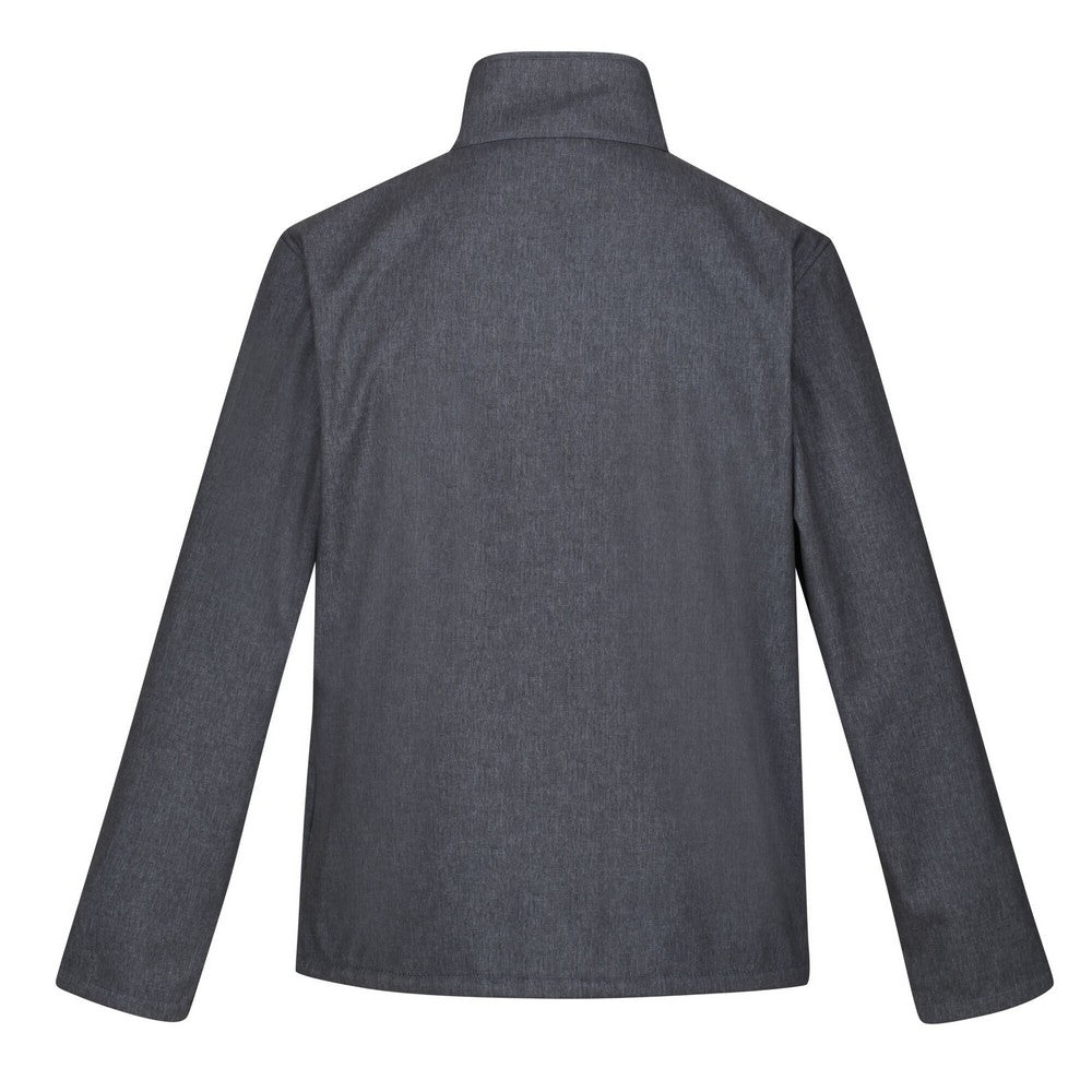Grey Marl Marl - Back - Regatta Mens Cera V Wind Resistant Soft Shell Jacket