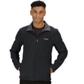 Black Marl - Lifestyle - Regatta Mens Cera V Wind Resistant Soft Shell Jacket