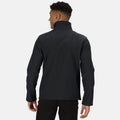 Black Marl - Pack Shot - Regatta Mens Cera V Wind Resistant Soft Shell Jacket