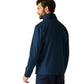 Navy Marl-Moonlight Denim - Pack Shot - Regatta Mens Cera V Wind Resistant Soft Shell Jacket